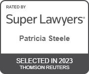 Rated By Super Lawyers | Patricia Steele | Selected in 2023 | Thomson Reuters